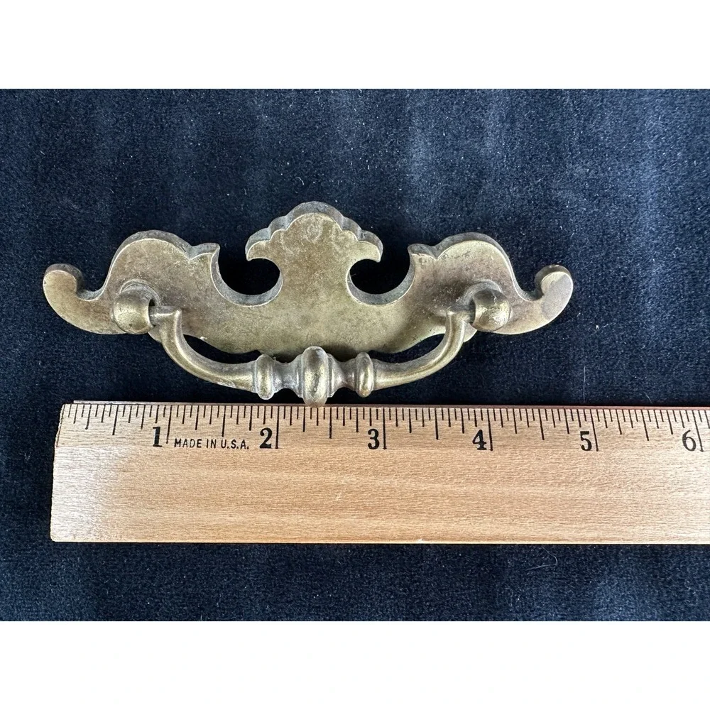 Vintage Hardware Chippendale Bail Drawer Pulls Set of 3 Pulls 4.5
